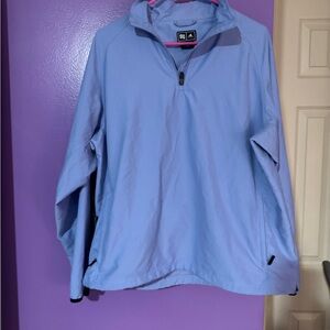 Adidas lavender windbreaks Quarter-Zip Pullover